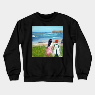 By The Shore By Colleen Ranney Crewneck Sweatshirt